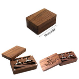 F19D Wood Tie Clip Box for Engagement Proposals