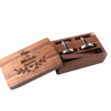 F19D Wood Tie Clip Box for Engagement Proposals