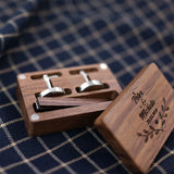 F19D Wood Tie Clip Box for Engagement Proposals