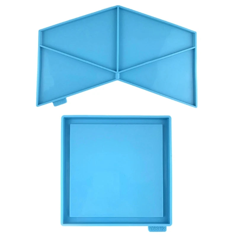 Pyramid Epoxy Resin Mold for Flower Vase - Silicone Vase Mold