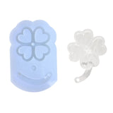 F19D Rotatable Clovers Resin Frame Mold DIY Car Pendant Jewelry Silicone Mold