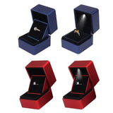 F19D Ring Box Jewelry Storage Pouch for Proposal Engagement