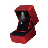 F19D Ring Box Jewelry Storage Pouch for Proposal Engagement