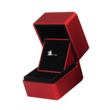 F19D Ring Box Jewelry Storage Pouch for Proposal Engagement