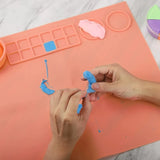 F19D Silicone Art Mat, Non-Slip Silicone Craft Mat for Painting and Art