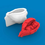 3D Baby Wing Shape Silicone Candle Mold