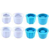 Silicone Flower Pot Mold Succulent Planter Gypsum Mold