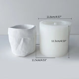 F19D Silicone Flowerpot Mold DIY Planter Mold