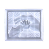 F19D Silicone Resin Molds DIY Crafts Moulds Hand in Hand Shape