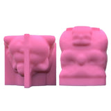 F19D Silicone Resin Molds for Succulent Plant Pot Candle Holder