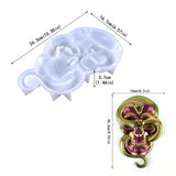 F19D Snake Skull Silicone Mold DIY Halloween Christmas Decoration