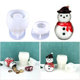 Snowman Box Resin Mold for DIY Crafts