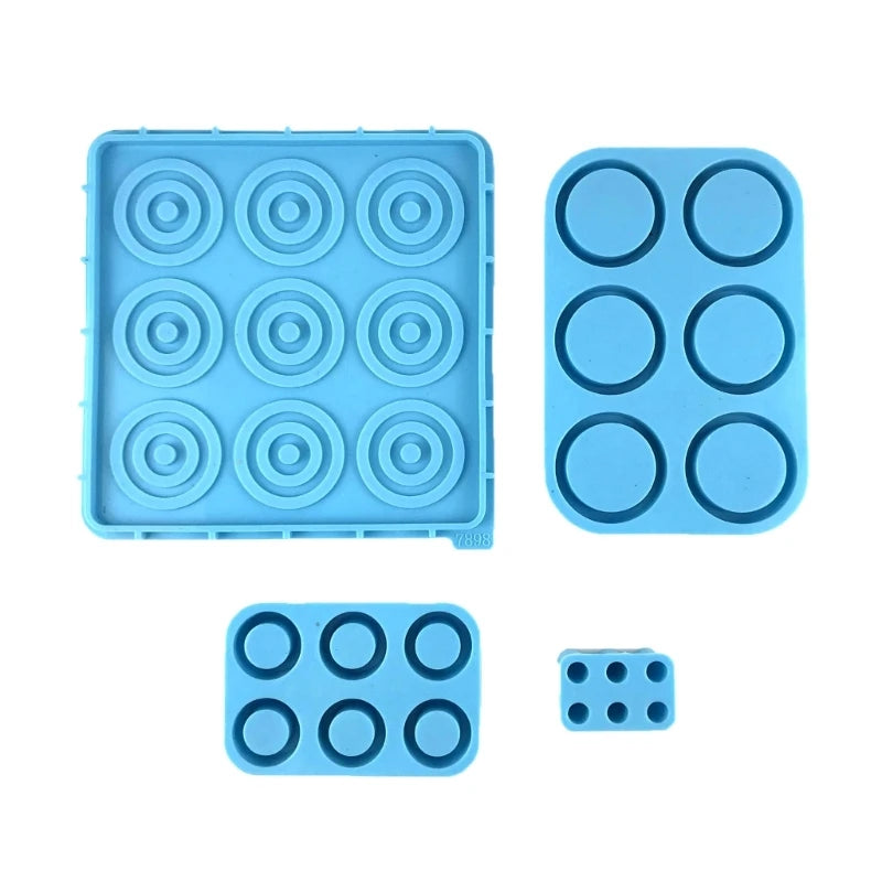 F19D Table Ferrule Game Silicone Molds for DIY Art Crafts