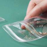 Travel Earring Organizer Storage Bags Transparent Jewelry Storage Books