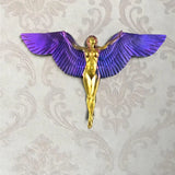 F19D Valentines Wing Goddess Mold for DIY Ornaments Epoxy Resin Crafting