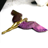 F19D Valentines Wing Goddess Mold for DIY Ornaments Epoxy Resin Crafting