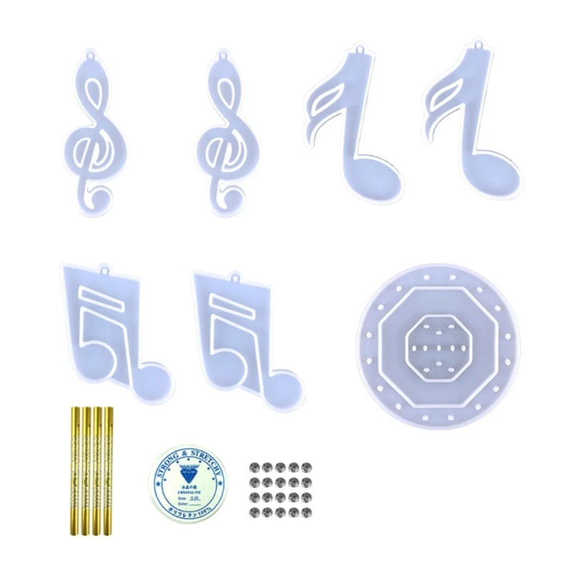 Wind Chimes Epoxy Molds Pendant Mould Wall Hanging Decor Handcraft