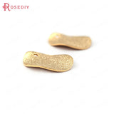 20pcs 12mm 20mm Brass Frosted Wave Round Disk Charms DIY Jewelry Findings