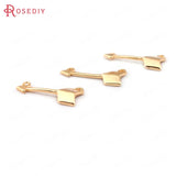10pcs 18x7mm Brass Arrow Charms Pendants for DIY Jewelry