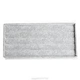 Red Flannel Jewelry Storage Tray Multi-grid Organizer