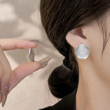S925 Sterling Silver Earrings Nails Fine Jewelry for Women