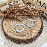 S925 Sterling Silver Love Earrings Anti Allergy Fade Jewelry for Women