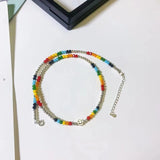 FAMANA Enamel Craft  Sterling Silver Necklace for Women
