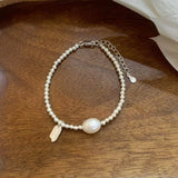 S925 Sterling Silver French Pearl Bracelet Vintage Fine Jewelry