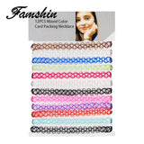 12PCS Vintage Hippy Stretch Tattoo Choker Necklace Elastic Choker Necklace