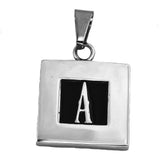 FANSSTEEL Stainless Steel Jewelry Initial Alphabet Pendant