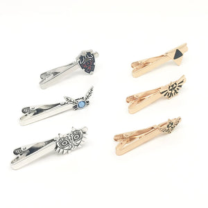 Classic Arcade Games Tie Clip Golden Wings Butterfly Metal Jewelry Man Gift