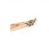 Classic Arcade Games Tie Clip Golden Wings Butterfly Metal Jewelry Man Gift