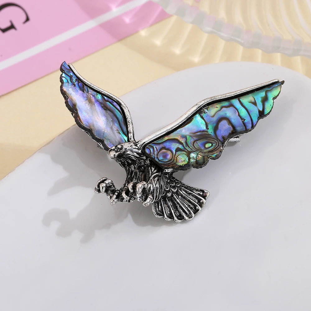 Animal Brooch Pin with Abalone Vintage Brooches for Women Men