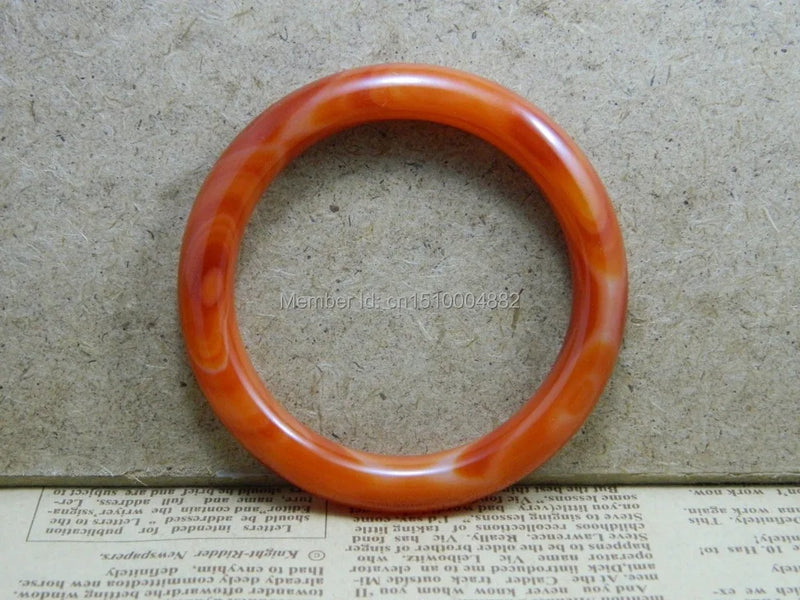 Emerald Red Jade Bangle Bracelet