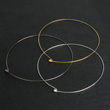 DIY 10Pcs Silver Plated Gold-color Ball Bead Clasp Necklace