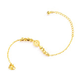 14K Hand Jewelry Beaded Chain Bracelet Wedding Engagement Lucky Money