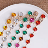 Crystal Pearls Hair Clips Wedding Accessories