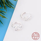 925 Silver Infinity Love Symbol Stud Earring For Women
