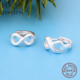 925 Silver Infinity Love Symbol Stud Earring For Women