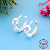 925 Silver Infinity Love Symbol Stud Earring For Women