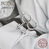 925 Silver Cactus Zirconia Hoop Earring for Women
