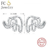 925 Silver Elephant Stud Earring for Women