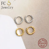 925 Silver Green Crystal Bead Pendant Earrings for Women