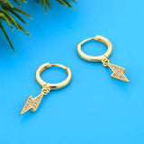925 Silver Zircon Hoop Earring for Women Ear Piercing