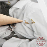 925 Silver Lightning Stud Earring Zirconia Accessories Women Kid Hawaii