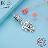 925 Silver Bead Charm Bracelet - Women's Jewelry Gift