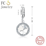 925 Silver Enamel 4 Heart Clover CZ Stone Necklace Choker