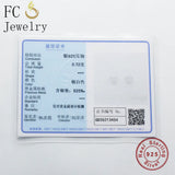 925 Silver Tree of Life Heart Stud Earrings For Women