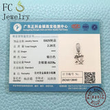 925 Sterling Silver Family Charm Pendant Necklace For Women