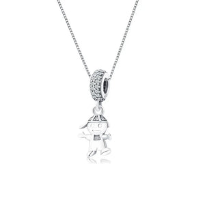 925 Silver Family Zirconia Crystal Necklaces for Women